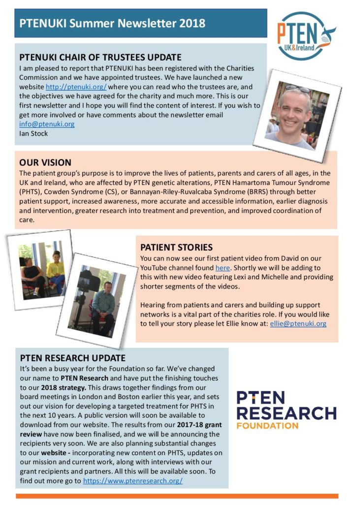 PTEN UK & Ireland ​Patient Group